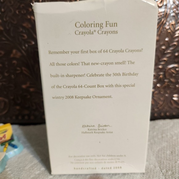 2008 Coloring Fun Hallmark Keepsake Ornament Christmas Memories Childhood - Picture 8 of 10